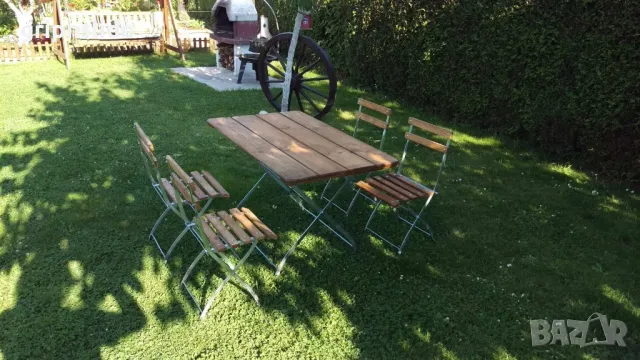 сгъваеми маси от дърво и метал, снимка 6 - Маси - 49029011