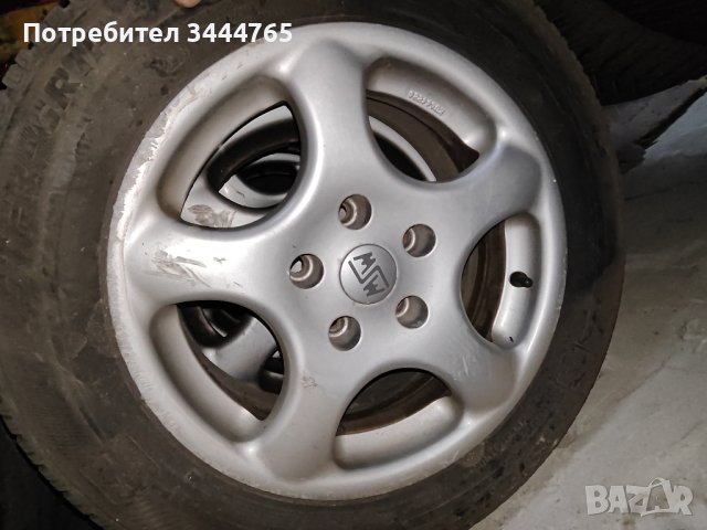 Джанти с гуми 5х112 r15 с гуми 195/65, снимка 4 - Гуми и джанти - 43257957