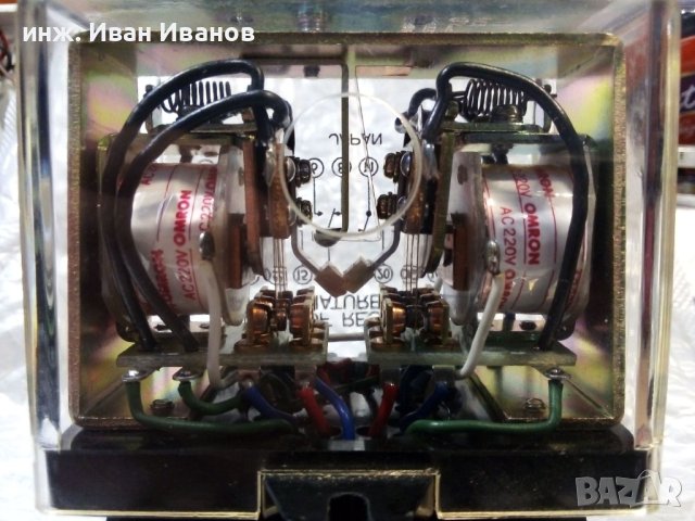 Omron тригер-реле с бобината - 220VAC, контактната система - 250VAC/10A, снимка 7 - Друга електроника - 43392896