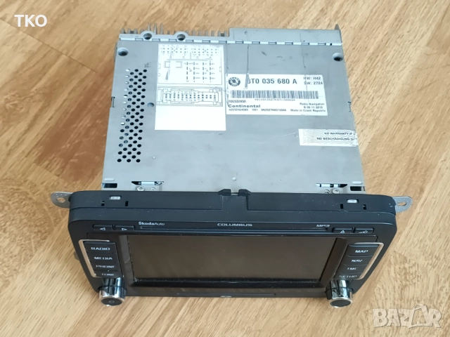 Мултимедия SatNav Columbus за Skoda, снимка 4 - Части - 52971896