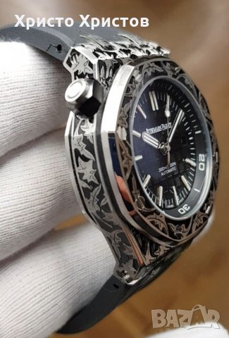 Мъжки луксозен часовник Audemars Piguet Royal Oak, снимка 4 - Мъжки - 20267665