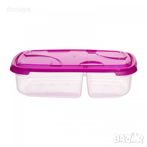 3146 Голяма кутия за храна с две отделения, 900 ml + 500 ml, снимка 9 - Кутии за храна - 38325326