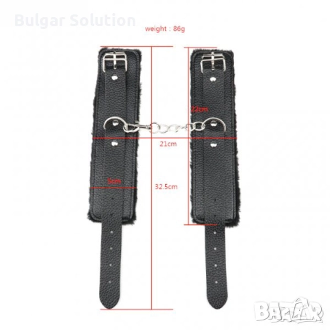 BDSM кожени белезници и камшик, снимка 3 - Други - 52283958