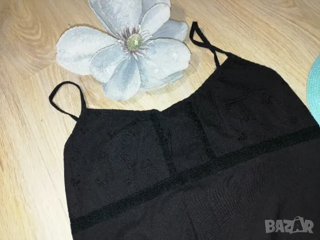 Рокля с бродерии и асиметрична дължина, снимка 6 - Рокли - 48295733