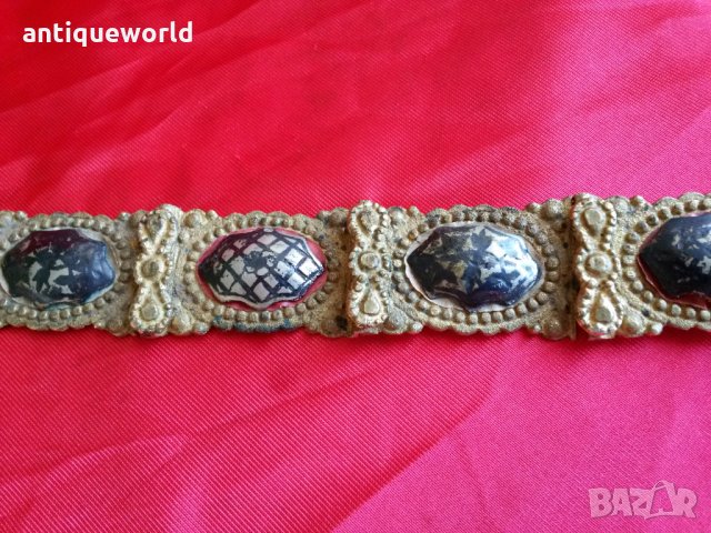 Уникален Османски Колан Ниело , Сребро ,ОТОМАН, снимка 5 - Антикварни и старинни предмети - 27597582