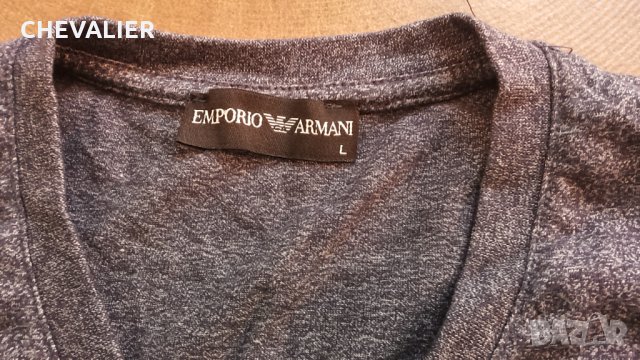 EMPORIO ARMANI размер L мъжка тениска 17-40, снимка 7 - Тениски - 34594815