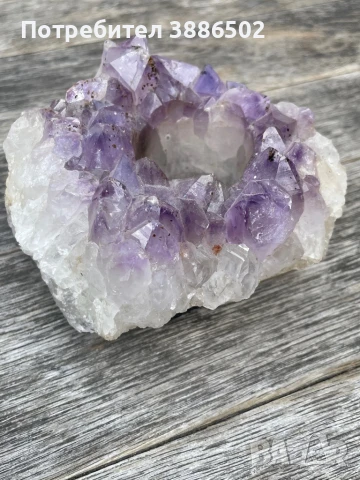 Свещник от аметист