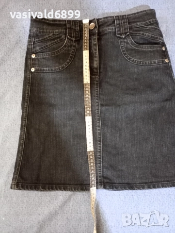 Дънкова пола , снимка 2 - Поли - 51623731