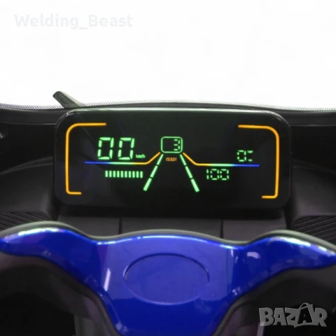 Триместна Електрическа триколка X3+ 1500W / 48V/ 20Ah - Синя, снимка 6 - Мотоциклети и мототехника - 51284509