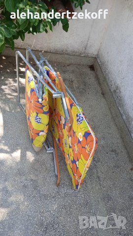 Шезлонг и походно легло - шезлонг ретро, снимка 6 - Градински мебели, декорация  - 37058394