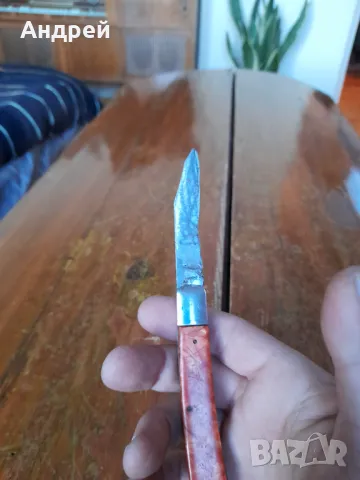 Стар джобен нож,ножче,ножка #92, снимка 5 - Други ценни предмети - 48590682