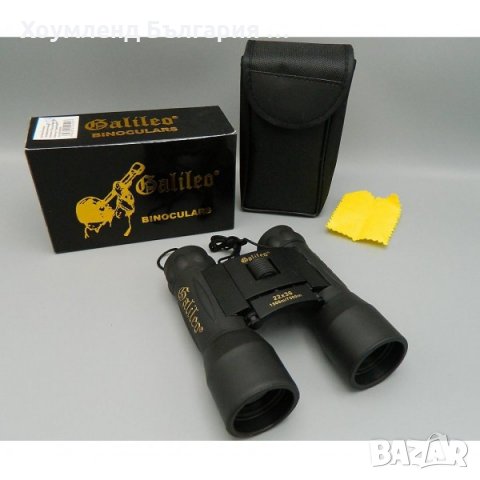 КОМПАКТЕН БИНОКЪЛ GALILEO С ОПТИЧНО ПРИБЛИЖЕНИЕ 22 Х 36 МЕТРА, снимка 2 - Екипировка - 26869723