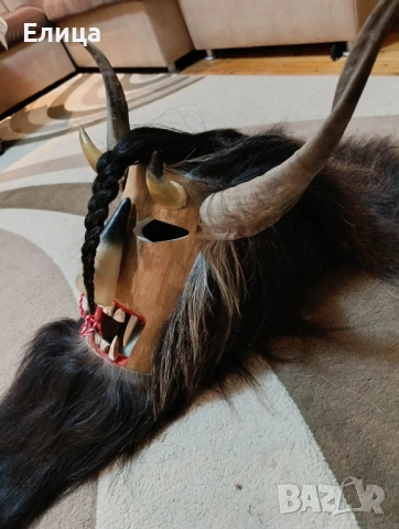 Кукерски маски конски опашки на бич черепи, снимка 5 - Антикварни и старинни предмети - 53122095