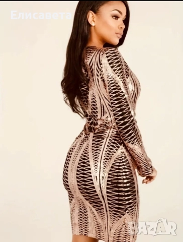 Дамска модерна рокля , снимка 2 - Рокли - 52561857