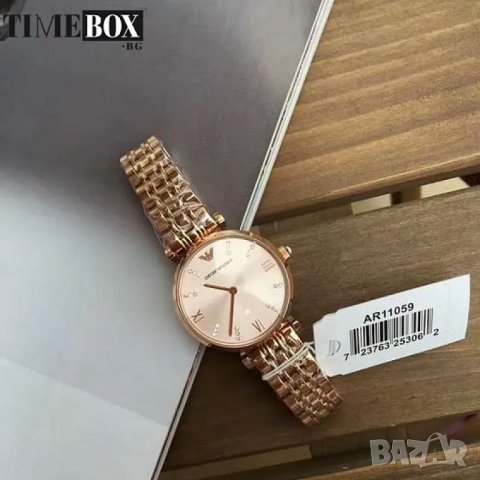 Emporio Armani AR11059 Gianni T-Bar. Нов дамски  часовник, снимка 3 - Дамски - 38790340