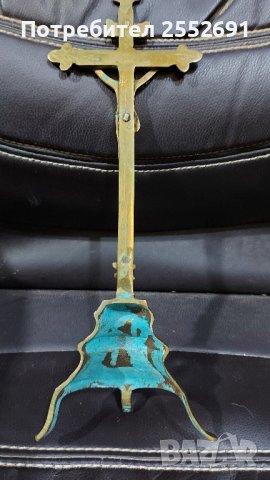 Разпятие , снимка 2 - Антикварни и старинни предмети - 43622285