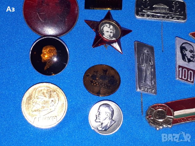 Стари руски значки с Ленин и Ленинград СССР USSR, снимка 7 - Колекции - 38867628