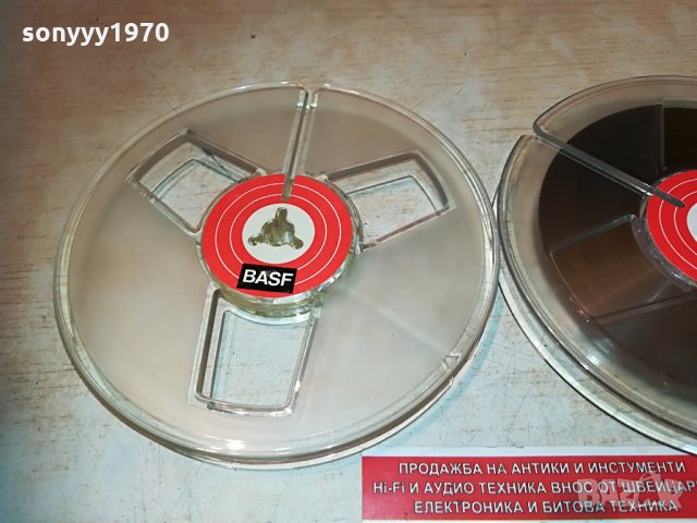 basf-germany 2бр ролки за магнетофон 1105211108, снимка 10 - Ресийвъри, усилватели, смесителни пултове - 32835129