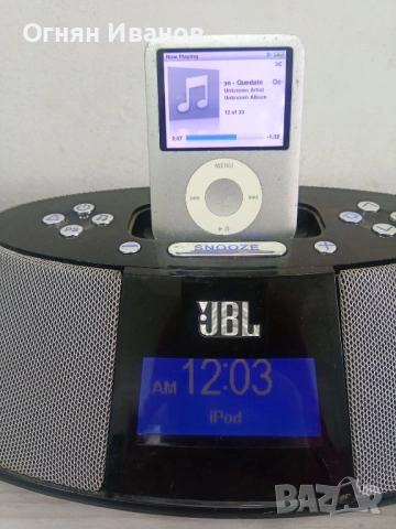 JBL On Time™ 200P и iPod Nano 3 gen
