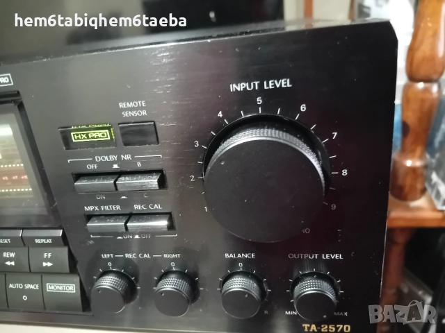 Onkyo TA 2570 - топ модел - един от малкото им триглави декове с IR дистанционо управление., снимка 6 - Декове - 52678873