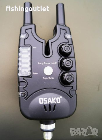 Сигнализатори със станция 4+1 Osako Pro Q5, обхват до 300мт, снимка 5 - Такъми - 40792554