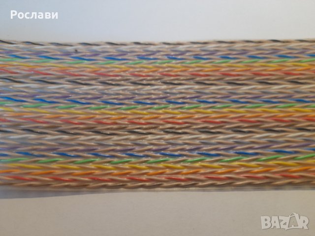 035. Лентов кабел с 30 усукани чифта, дължина 7,50 метра, снимка 3 - Друга електроника - 40007054