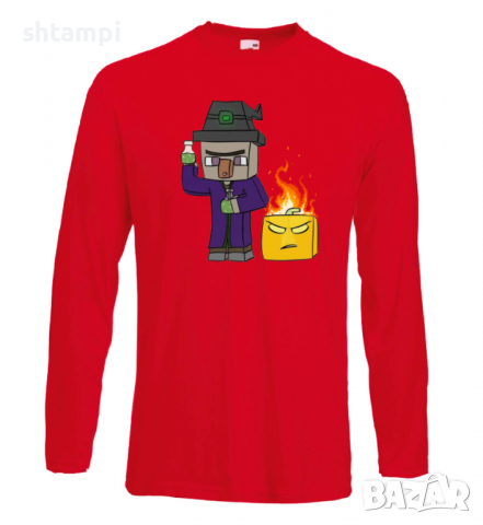 Мъжка тениска майнкрафт Minecraft Witch,Minecraft,Игра,Забавление,подарък,Изненада,Рожден Ден., снимка 15 - Тениски - 36496780