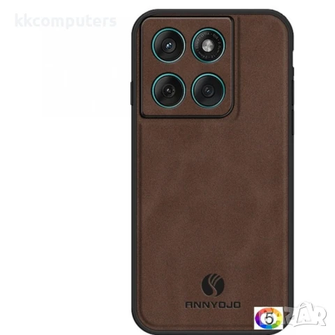 Motorola Edge 60 5G / 60 Fusion 5G ANNYOJO Удароустойчив PU Leather + PC + TPU Калъф и Протектор, снимка 6 - Калъфи, кейсове - 50736463