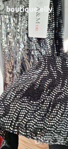 дамски панталон с пайети, снимка 7 - Панталони - 52637756