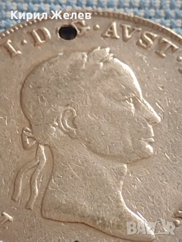 Сребърна монета 20 кройцера 1835г. Франц първи Прага Австрийска империя 13711, снимка 3 - Нумизматика и бонистика - 42944221