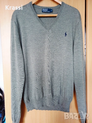 Мъжки пуловер от вълна Polo by Ralph Lauren XL, снимка 3 - Пуловери - 53221291