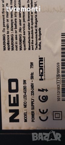 T-Con Board. 6871L-3806B 6870C-0532A for 43 inc DISPLAY for NEO LED-43283SW, снимка 5 - Части и Платки - 38188554