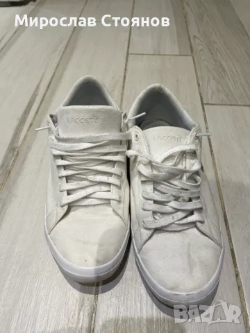 Мъжки кецове LACOSTE 44 номер, снимка 6 - Мокасини - 47829840