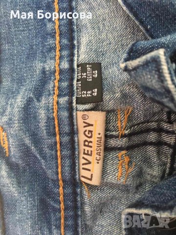 Мъжки къси дънкови панталони Livergy L, снимка 2 - Къси панталони - 26516644