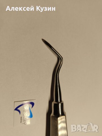 Хирургичен елеватор за екстракция на зъб (извит вдясно) 1 бр. ApogeyDental, снимка 2 - Стоматология - 44035029