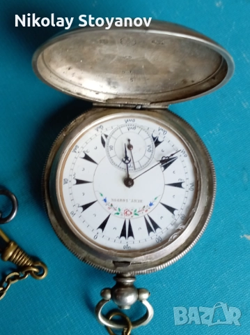 Турски джобен часовник - сребърен