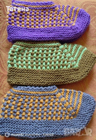 Плетени терлици , снимка 3 - Декорация за дома - 33219899