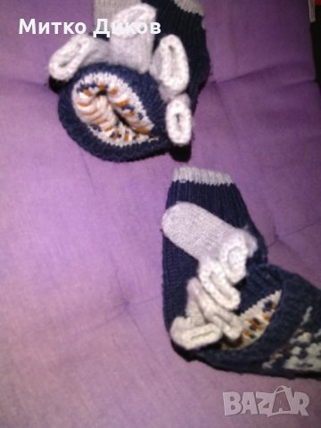 Вълнени ръкавици със скрити четири пръста детски, снимка 4 - Ръкавици - 27758762