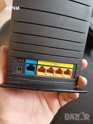 Рутер TP-Link Archer C20i, 750Mbps, 2.4GHz(300 Mbps)/5GHz(433 Mbps), Wireless AC, 4x LAN 100, 1x WAN, снимка 2 - Рутери - 38952616