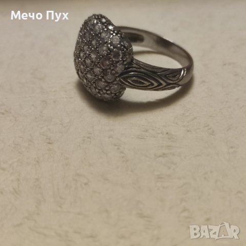 Сребърен пръстен (184), снимка 2 - Пръстени - 43051606