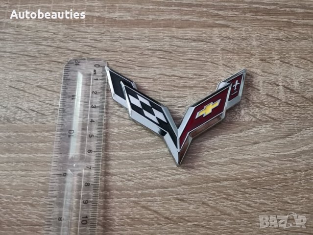Chevrolet Corvette шевролет корвет емблема лого, снимка 3 - Аксесоари и консумативи - 36748385