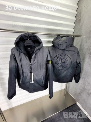 Stone Island Мъжко Зимно Яке С Качулка - 2 Налични Цвята Код A. Style-1, снимка 2 - Якета - 52478894
