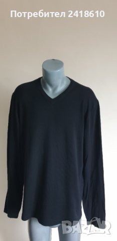 Emporio Armani  Cotton Knit Мens Size 56/ XL - 2XL  НОВО! ОРИГИНАЛ! Мъжка Блуза Пуловер!, снимка 1 - Пуловери - 43228644