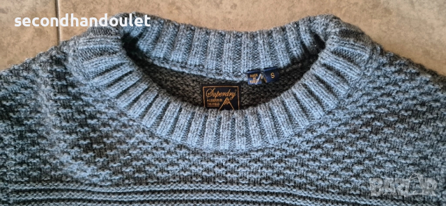 Superdry мъжки вълнен пуловер , снимка 2 - Пуловери - 51549914