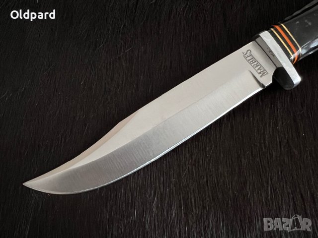 Голям ловен, кемпинг нож Marbles Horn MR448., снимка 4 - Ножове - 43780016