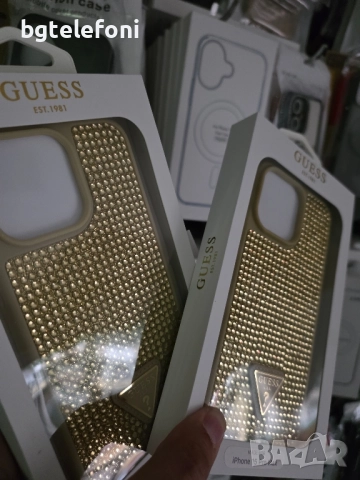 Промо!!! GUESS гърбове за iPhone 15 Pro , 15 Pro Max, снимка 10 - Калъфи, кейсове - 51840965