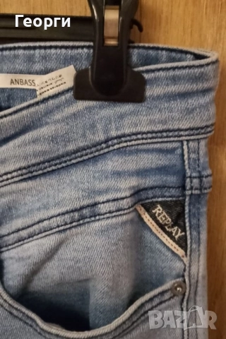 Ликвидация: Replay Anbass Slim мъжки дънки, снимка 2 - Дънки - 52312872
