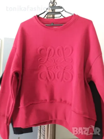 Овърсайз суитшърт с лого, снимка 3 - Суичъри - 49259915