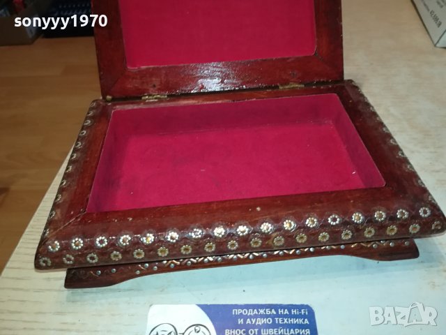 КРАСИВА ДЪРВЕНА КУТИЯ ОТ ФРАНЦИЯ 2412230943, снимка 14 - Антикварни и старинни предмети - 43532744