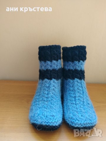 ръчно изработени домашни терлички , снимка 2 - Други - 43453082